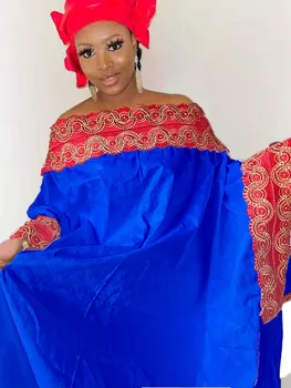 Original Bazin Riche Rochii Lungi Pentru Femei Africane Petrecere De Nuntă, Îmbrăcăminte De Bazin Riche Dashiki Halat De Calitate Superioară Bazin Rochii