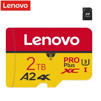 Original Lenovo Micro SD Card de 128GB, 256GB 64GB 256GB 32GB Viteza Mare Card de Memorie U3 A1 V30 Clasa 10 SD TF Card Pentru adaptor