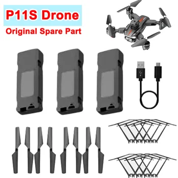 P11S Drone de Schimb Originale Parte Elice Frunze de Arțar Aripă / apărătoare Protector Cadru / Baterie 3.7 V 1800mAh / Încărcător USB