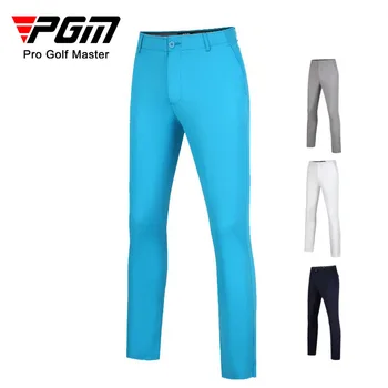 PGM Bărbați Golf Pantaloni Talie Elastic Confortabil Aur Îmbrăcăminte Îmbrăcăminte de Vară Ultra-Stretch de Sport în aer liber Pantaloni KUZ056