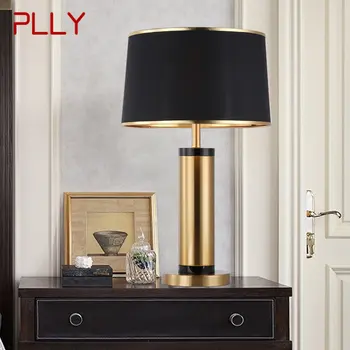 PLLY Contemporane Aur Negru Lampă de Masă cu LED Epocă de Creație Noptieră lampa de Birou pentru Acasa, Camera de zi Dormitor