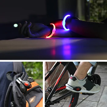 Pantofi Clip Lampa Clătiți Imediat De Pantofi Cataramă Accesorii Pentru Biciclete Pietonală Lumina De Avertizare De Siguranță Flash Rezistent La Apa Si Praf