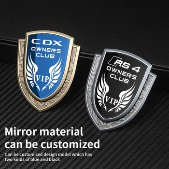 Pentru Acura RDX TLX CDX MDX ZDX TSX RLX Metal Autocolant Auto Accesorii Creative Corp Fereastră Decorare cu Insigna de Piese Auto Atașament