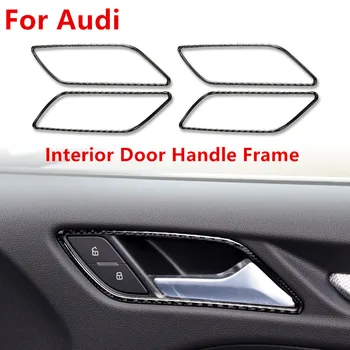 Pentru Audi A3 2014-2019 Interior Mâner De Ușă Cadru Autocolante Decorative Din Fibra De Carbon Autocolante Decorative Audi Modificări Interioare