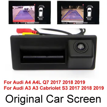 Pentru Audi A4 A4L A3 S3 Q7 2017 2018 2019 Auto Originale Ecran Dinamic Traiectorie Upgrade Inversă Parcare Spate Camera Portbagaj Mâner