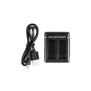Pentru GoPro Hero11 Negru / HERO9 Negru / HERO10 USB Port Dual Slot Dublu Încărcător de Baterie Negru Accesoriu Camera Actiune