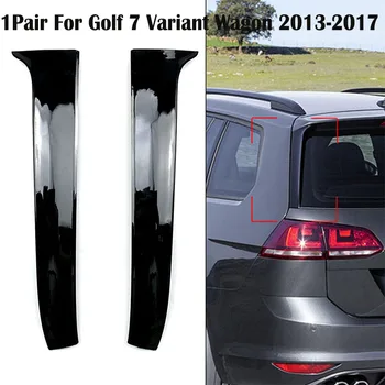 Pentru Golf 7 Variant Vagon 2013-2017 Partea Din Spate Spoiler Aripa Tăiați Capacul Vopsit Negru Lucios Mașină De Stil Autocolant Tapiterie Stanga Dreapta