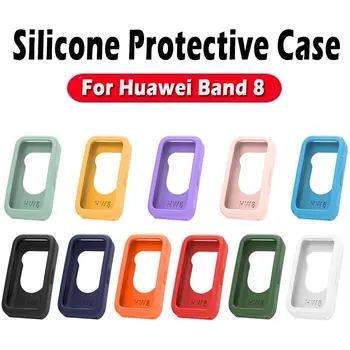 Pentru Huawei Band 8 Inteligent Ceas Silicon Moale Plin Edge Protector Smartwatch Caz Shell Cadru De Protectie Bara De Protecție Anti Scratch