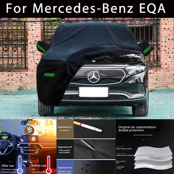 Pentru Mercedes-Benz EQA în aer liber Protecție Completă Masina Acoperă stratul de Zăpadă Parasolar rezistent la apa Praf de Exterior accesorii Auto