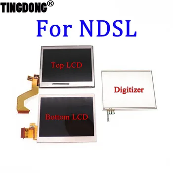 Pentru NDSL Inlocuire Touch Screen Digitizer Panoul de & Sus Superioare / Inferioare de Jos Ecran LCD Pentru Nintend DS Lite