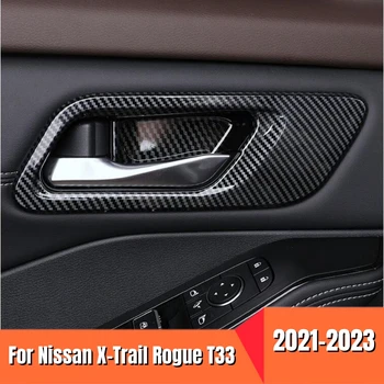 Pentru Nissan X-Trail T33 Rogue 2021-2023 Portiera Interior Castron Capacul Mânerului Portierei Tapiterie Cadru Interior Decorare Autocolant Accesorii