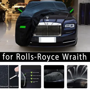 Pentru Rolls-Royce Wraith în aer liber Protecție Completă Masina Acoperă stratul de Zăpadă Parasolar rezistent la apa Praf de Exterior accesorii Auto