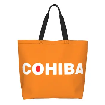 Personalizat Trabucuri Cohiba Panza, Pungi De Cumpărături Femei Reutilizabile Capacitate Mare De Alimente Shopper Tote Pungi