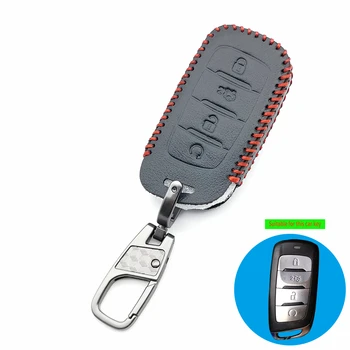 Piele auto key fob caz acoperire pentru Changan CS35 CS75 PLUS CS85 COUPE CS95 de la distanță pentru a proteja pielea hood capac set accesorii