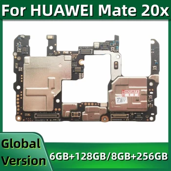 Placa de baza pentru HUAWEI MATE 20X, EVR-AL00, Placa de baza, Deblocat Circuitul Principal, 128GB, 256GB Global ROM