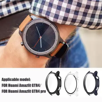 Plin Capac Caz de Protecție Pentru AmazfitGTR4 Smartwatch Culoare Sport Ecran Protector Confortabil De purtat Anti-sudoare Accesorii