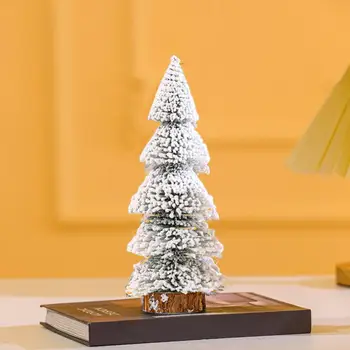 Pom De Craciun Mini Figurina Fermecător Mini Pom De Crăciun Festiv Decor Petrecere Ornament Deliciu Mic Copac Decorativ