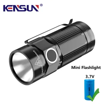 Portabil Mini Lumină Puternică XPG LED-uri Lanterna de Buzunar Lanterna Luminoase XPG cu Pix Catarama 16340 Baterie Reîncărcabilă