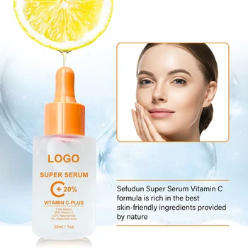 Private Label 30ml Vitamina C Esență Fermitate VC Ser Facial de Lungă Durată Ușor De Utilizat Hranesc Hidratare Vrac Machiaj Personalizat