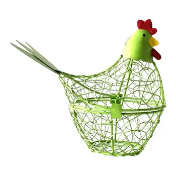 Pui în Formă de Ou Coșuri Farm-a inspirat Decor Bucatarie pentru Ouă de Paști de Stocare Blat de Afișare
