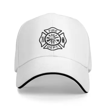 Punk Unisex Negru Pompieri Șapcă de Baseball Adult DEPT Reglabil Tata Hat pentru Barbati Femei Protecție solară