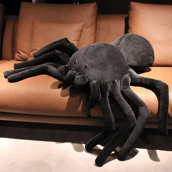 Păianjen De Jucărie De Pluș, Animale De Pluș Jucărie Jumbo Animale Realiste Halloween Drăguț Confort Gigant