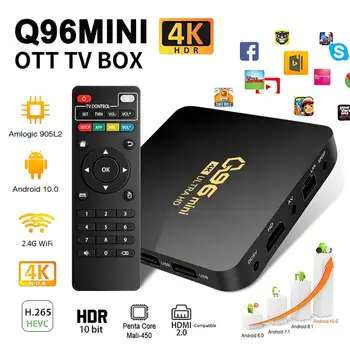 Q96mini Tv Box Android 10 Fast-Top Box H96MAX Android10.0 4K Ne-Ue din marea Britanie Au Set Top Box 1GB RAM 8GB ROM Media Player Tv Box