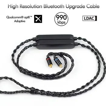 QCC5125 Hi-Res LDAC Modul Bluetooth Upgrade Cablu aptX Adaptive CVC8.0 Anulare a Zgomotului Microfon Conecta 2 Dispozitive MMCX N5005 Pavilioane