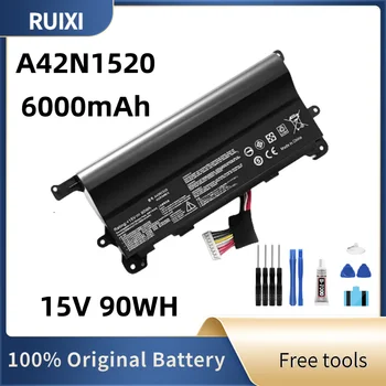 RUIXI Original 90WH A42N1520 Baterie Laptop Pentru ROG GFX72 GFX72V G752VY G752VS GFX72VL6700 GFX72VT6700 GFX72VY6700 GFX72VY6820