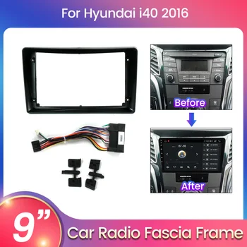Radio auto Fascia Rama 2Din pentru Hyundai I40 2016 2017 pentru I30 Elantra GT 2013 2014 2015 2016 2017 Kit Adaptor Stereo Panoul de Bord