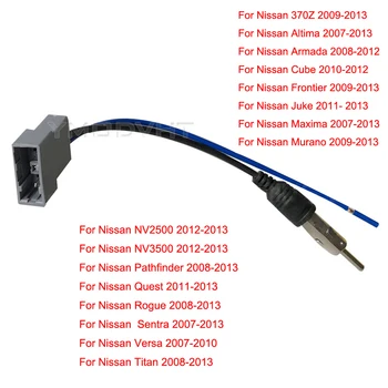 Radio auto cablu Pentru Nissan Feminin Aeriene Plug Radio Convertor Cablu Stereo Fabrica OEM CD Player Adaptor Antenă