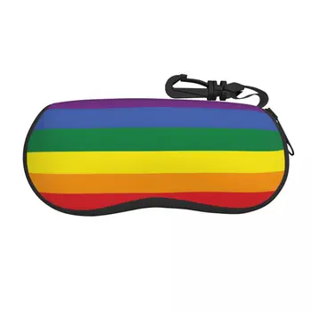 Rainbow Pride LGBT Ochelari de Caz Usoare Cutie Ochelari Ins Ochelari de Container