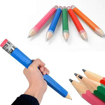 Rechizite De Birou Performanță Prop Cu Radiera Cadou Amuzant Mare Creion Din Lemn Imens Creion Pentru Pictor Artist Student Creion Gigant