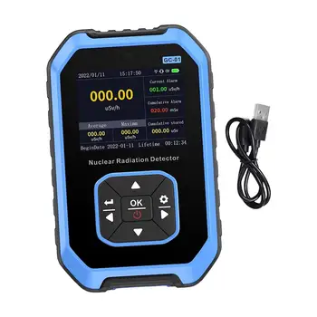 Reîncărcabilă Radiații Monitor Meter Dozimetru de Radiație cu Display LCD pentru Câmp Electromagnetic de Inspecție de Vehicule Industrie
