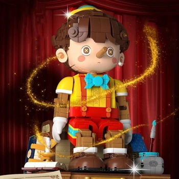 Ridicare Fir Muppets Nas Lung de Desene animate Prieteni Model Blocuri 3D Decor de Masă Jucării pentru Băieți Cadou Fete