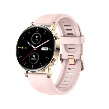 Roz AMOLED Femei MK30 Ceas Inteligent pentru Android și iOS Telefoane IP67 rezistent la apa Tracker Activitate Smartwatch