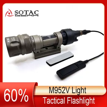 SOTAC Tactice M952V Lanterna cu QD Muntele se Potrivesc 20mm Feroviar Scout Lumina LED cu Control Comutator de Presiune