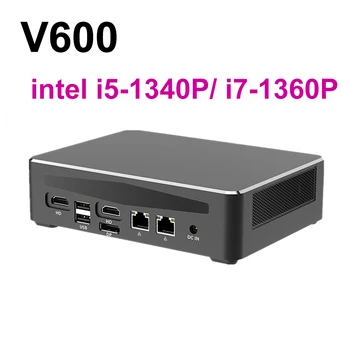 SZBOX V600 Intel 12 Gen Core i5-1340P/i7-1360P Windows 11 Mini PC-ul de 32GB DDR4 500GB PCIe4.0 SSD Desktop Gamer Calculator