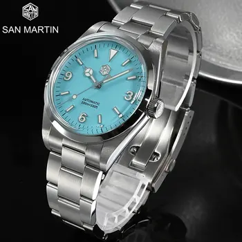San Martin 39mm Exploreaza Seria de Lux Automat Mechanical ceas de mână Moda Sport Barbati Ceas Diver 10Bra Rezistent la Apă часы