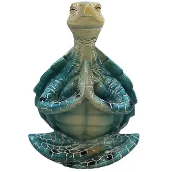 Sea Turtle Figurina Pace Meditând Țestoasă De Mare Statuie Decoratiuni Pentru Buddha Zen Yoga Broasca Gradina Statuia Ornament Pentru