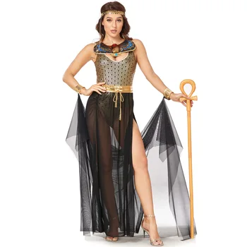 Sexy Lady Carnaval Egipt Faraon Costum Cleopatra Adult Egiptul Antic, Regina Cosplay Halloween Fancy Rochie De Petrecere