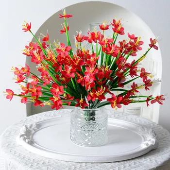 Simulare De Flori De Narcise, Orhidee Acasa, Hotel, Sala De Nunta Decor Aranjament De Flori Artificiale Flori Tesatura De Matase