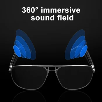 Smart Anti-Albastru Comandă Vocală Ochelari Wireless G01 Hands-Free Bluetooth ochelari de Soare apeluri Hands-Free TWS Muzica Video Ochelari de vedere