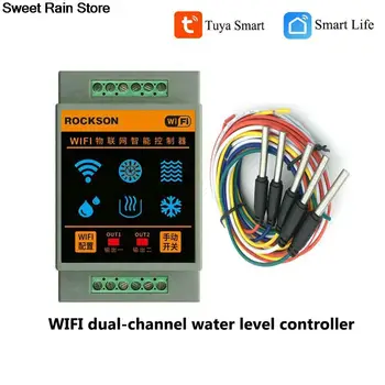 Smart Home Senzor de Nivelul Apei wifi Controler de Scurgere Potop de Alarmă Înot Vape Rezervor de Flux Detector de etanșeitate a Sistemului de Protecție