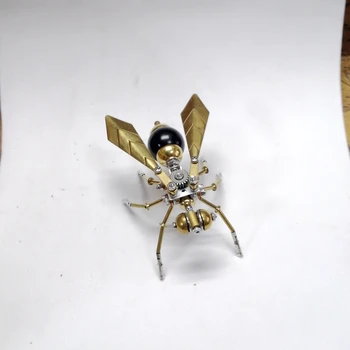 Steampunk Mecanice Insecte Ornamente Pic De Viespi Metalice De Asamblare Model Creativ Decor De Birou