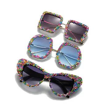 Steampunk colorate ochelari de Soare Retro UV400 Punk Nuanțe Estetice Ochelari de Soare pentru Fotografie Recuzită Consumabile