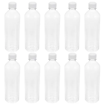 Sticla De Băutură De Plastic Sticle Goale De Apă Simplă Practice Băuturi Suc De Stocare Durabil De Sodiu Convenabil Copii De Sticlă