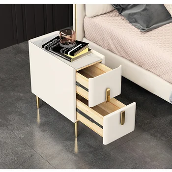 Stil Nordic Dormitor Noptieră Moderne Mini Înguste de Piatră de Suprafață Noptiera autonom Cafea Mueble Acasă Mobilier FY20YH