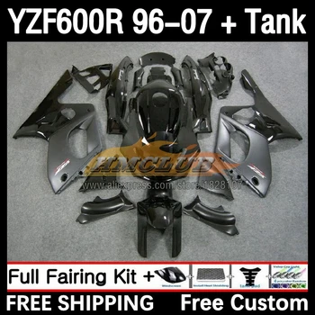 Stoc negru YZF600R Kit Pentru YAMAHA Thundercat 96 97 98 99 00 01 131No.16 YZF-600R YZF 600R 2002 2003 2004 2005 2006 2007 Carenaj