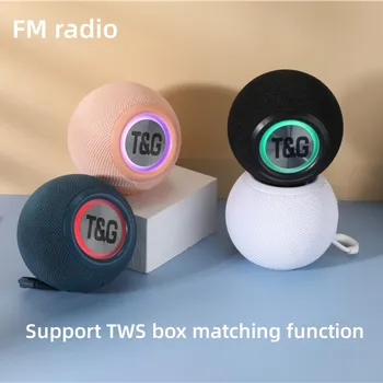 TG337 Wireless Vorbitor Bluetooth Portabil în aer liber Bluetooth Mini Difuzor Subwoofer CONDUS Melodie Intermitent Radio FM TWS/AUX/USB